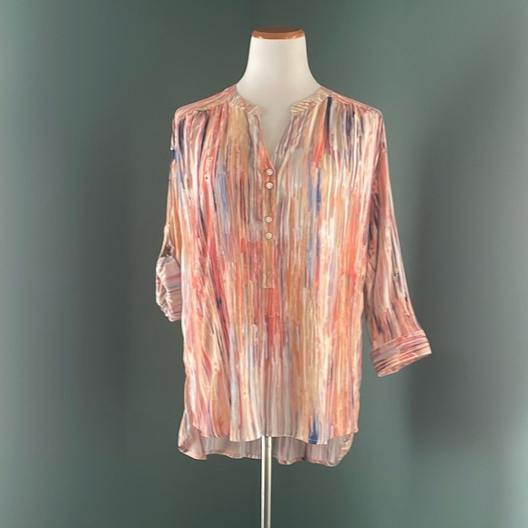 Nine West tunic button back sleeves - Picture 1 of 6